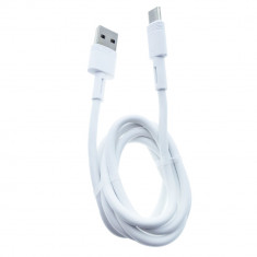 Cablu de date si incarcare rapida, XO-NB-Q166 87549, 5A, conector USB la USB tip C tata, lungime 100 cm, in blister, alb