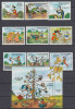 ROMANIA 1986 LP 1153 LP 1154 DESENE WALT DISNEY II SERIE+COLITA DANTELATA MNH, Nestampilat