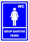 Semn de grup sanitar femei
