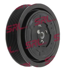 Ambreiaj compresor aer conditionat Audi A4 202007, A6 202012; compresor tip Denso 6SEU14C, diametru fulie 115mm, 6 nervuri; 4F0260805M; SRLine,
