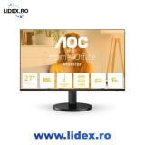 Monitor AOC 27", IPS, QHD 2560x1440, 100Hz, 4ms (1ms MPRT), HDR10 FlickerFree, Boxe 2Wx2, HA, HDMI, USB hub, USB-C, Q27B3CF2