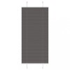 VidaXL Jaluzea plisată negru 65x100 cm Lățime țesătură 64,4cm poliester 4015119