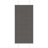 vidaXL Jaluzea plisată negru 65x100 cm Lățime țesătură 64,4cm poliester