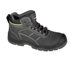 Bocanci din piele, marime 42, velur, bombeu metalic, rezistenti la motorina, clasa protectie S3SRC, Lahti Pro, L3011342