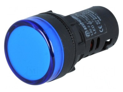 Lumină de Control LED 230V 22mm foto