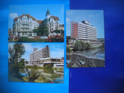 HOPCT LOT 2692 ORADEA . -JUD BIHOR-3 CARTI POSTALE-NECIRCULATE foto