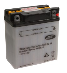 Baterie 12V3Ah moto + electrolit YB3L-B JMT Cod Produs: MX_NEW 7073083MA