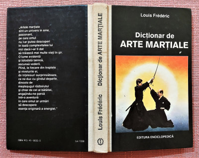 Dictionar de arte martiale. Editura Enciclopedica, 1993 &amp;ndash; Louis Frederic foto