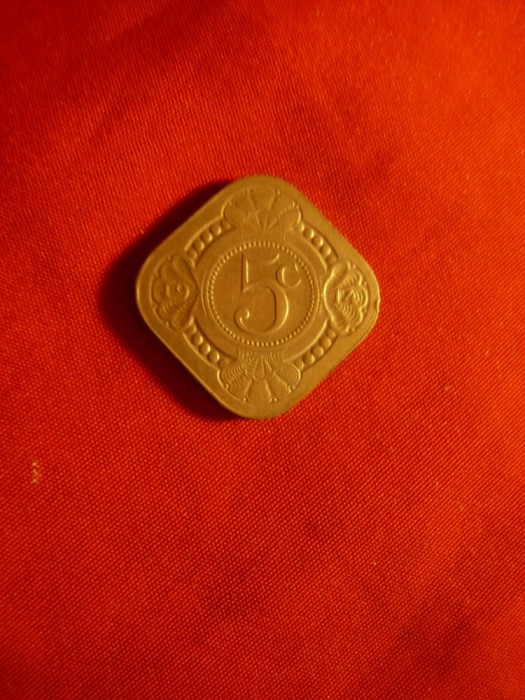 Moneda 5C 1933 Olanda , cal. F.Buna
