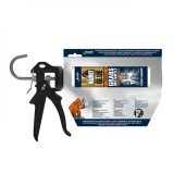 Pistol profesional pentru etansanti si adezivi Bostik Mamut MG-2000 aluminiu 310 ml