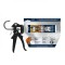 Pistol profesional pentru etansanti si adezivi Bostik Mamut MG-2000 aluminiu 310 ml