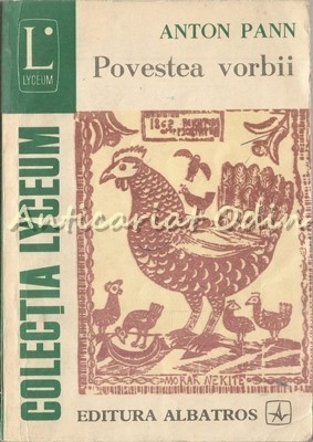 Povestea Vorbii - Anton Pann foto