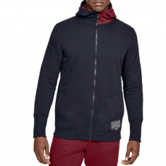 Hanorace Under Armour Baseline Fleece FZ Hoodie 1343006-002 negru