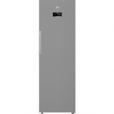 Congelator Beko B5RFNE314XB, 282 l, NoFrost, SafetyGlass, Compresor ProSmart Inverter, Compartiment MaxStore, Usa reversibila, H 186.5 cm, Argintiu, C