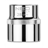 Tubulara hexagonala 1/2 inch, 28 mm, Superlock, otel CrV NEO