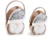 Set 2 gentute cadou din fetru cu paiete, Santa Claus