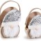 Set 2 gentute cadou din fetru cu paiete, Santa Claus