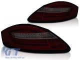 Set de stopuri LED de tuning potrivit pentru Porsche Boxster 987/Cayman 2005-2008 rosu/&icirc;ntunecat, stanga si dreapta Performance AutoTuning