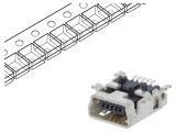 Conector USB B Mini SMT 5 pini orizontal ECE ESB34101002Z