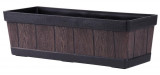 Ghiveci Strend Pro Woodeff, 15x47x17 cm, tec, efect de lemn