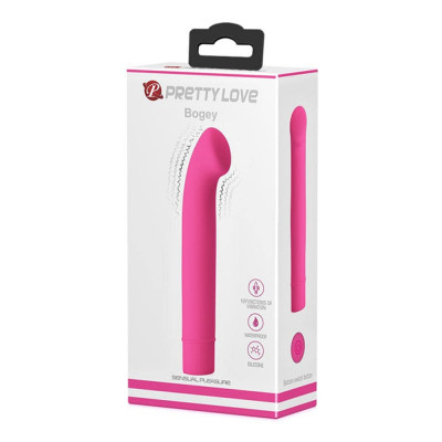 Bogey - Vibrator punct G, roz, 15 cm foto