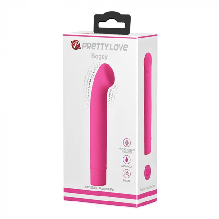 Bogey - Vibrator punct G, roz, 15 cm