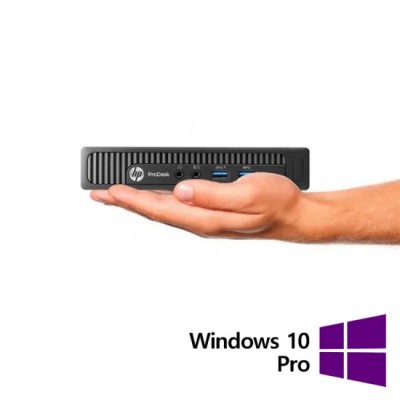 Calculator Refurbished HP Prodesk 600 G1 Mini PC, Intel Core i5-4590T 2.00 - 3.00GHz, 8GB DDR3, 128GB SSD + Windows 10 Pro foto