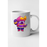 Cana alba personalizata Brawl Star - Gene, INOVATIX&reg;️. 330ml, Oem