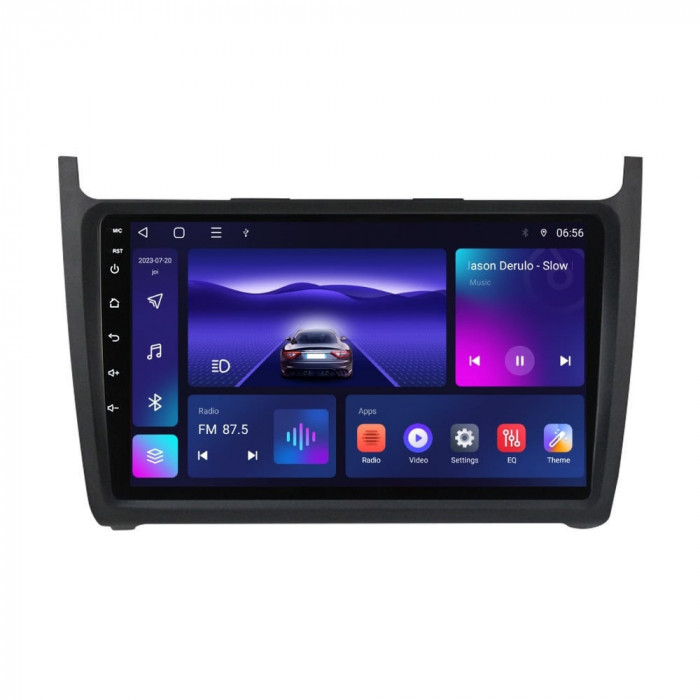 Navigatie dedicata cu Android VW Polo 6R 2009 - 2018, 3GB RAM, Radio GPS Dual