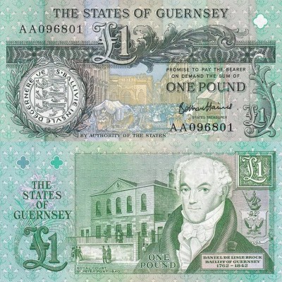 GUERNSEY 1 pound ND 2021 UNC!!! foto