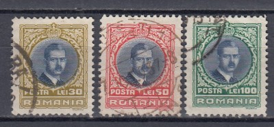 ROMANIA 1930 LP 88 CAROL II - LONDRA SERIE STAMPILATA foto