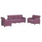 Set de canapea 3 pcs Violet Catifea - 2
