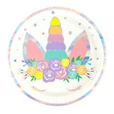 Set 6 farfurii Magic unicorn 23 cm