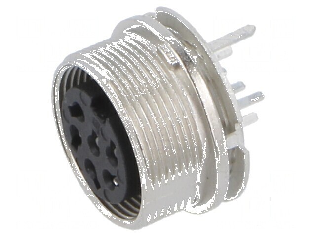 Conector M16 Soclu Mamă THT PIN 6 5A 150V Drept IP40