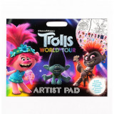 Carte de colorat Trolls World Tour - Artist Pad +3 ani