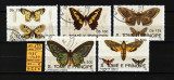 Timbre Sao Tome e Pricipe, 1992 | Fluturi de zi şi de noapte - Insecte | aph, Fauna, Stampilat