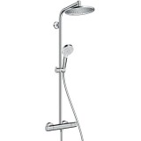 Sistem de dus fix si mobil cu baterie termostat HANSGROHE seria CROMETTA S 240 1JET