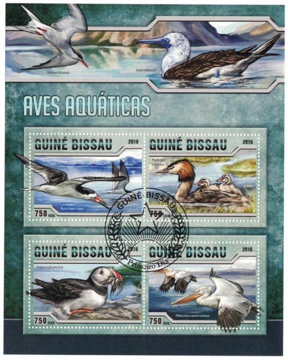 GUINEEA-BISSAU 2016 - Pasari de apa / colita noua
