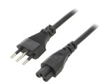 Cablu Alimentare 3x0,75mm2 IEC C5 PVC 1,8m 10A
