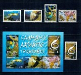 Insulele Cayman 2006 - Fauna marina, animale, serie si bloc neuzat