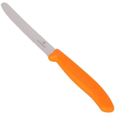 Cutit Bucatarie Victorinox Swiss Classic Paring Knife, Lama Zimtata 11cm, Portocaliu foto