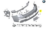 Spoiler bara spate BMW Seria 1 (F20), 05.2015-06.2019, model : SPORT, cu gaura evacuare,