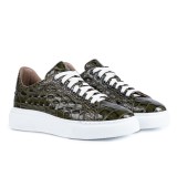 Sneakers barbati croco vernil din piele SK19