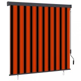 VidaXL Jaluzea tip rulou de exterior, portocaliu și maro, 160 x 250 cm