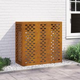 vidaXL Husă aer condiționat, 110x50x105 cm, oțel corten