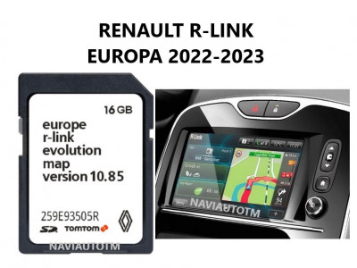 SD Card Renault Clio Carminat TOMTOM LIVE Romania-Europa 2024 foto