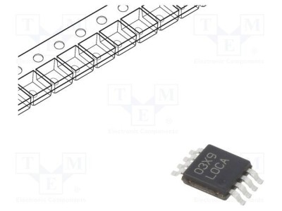 Stabilizator tensiune LDO 3,3V 0,1A SMD VSSOP8 Texas Instruments foto