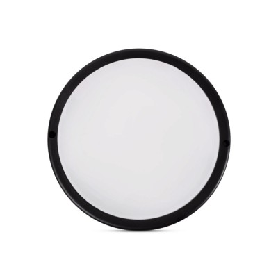 Bat LED rotund 12W 6400K 100lm/W IP65, negru, Novelite foto