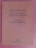 Langues Chamito - Semitiques Jean Perrot (dir.) format mare 320p cu semnatura lui M. Sala