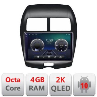 Navigatie MITSUBISHI ASX 2013-2017 C-026 Android Octa Core Ecran 2K QLED GPS 4G 4+32GB 360 KIT-026+EDT-E410-2K CarStore Technology foto